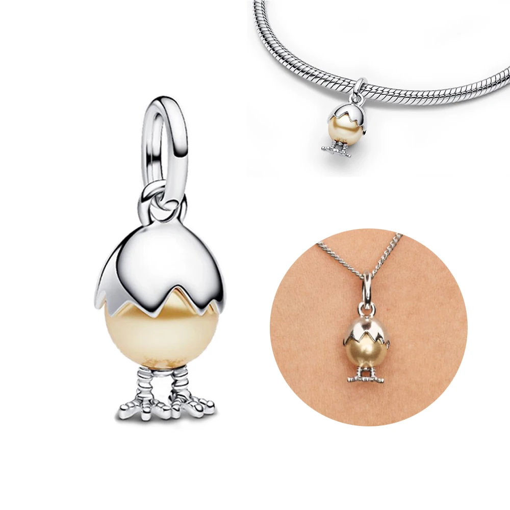 925 Sterling Silver Easter Eggs&Boys and Girls&Teddy Bears&Rockets&Little Devils Dangle Charm Fit Brand Bracelet DIY Jewelry