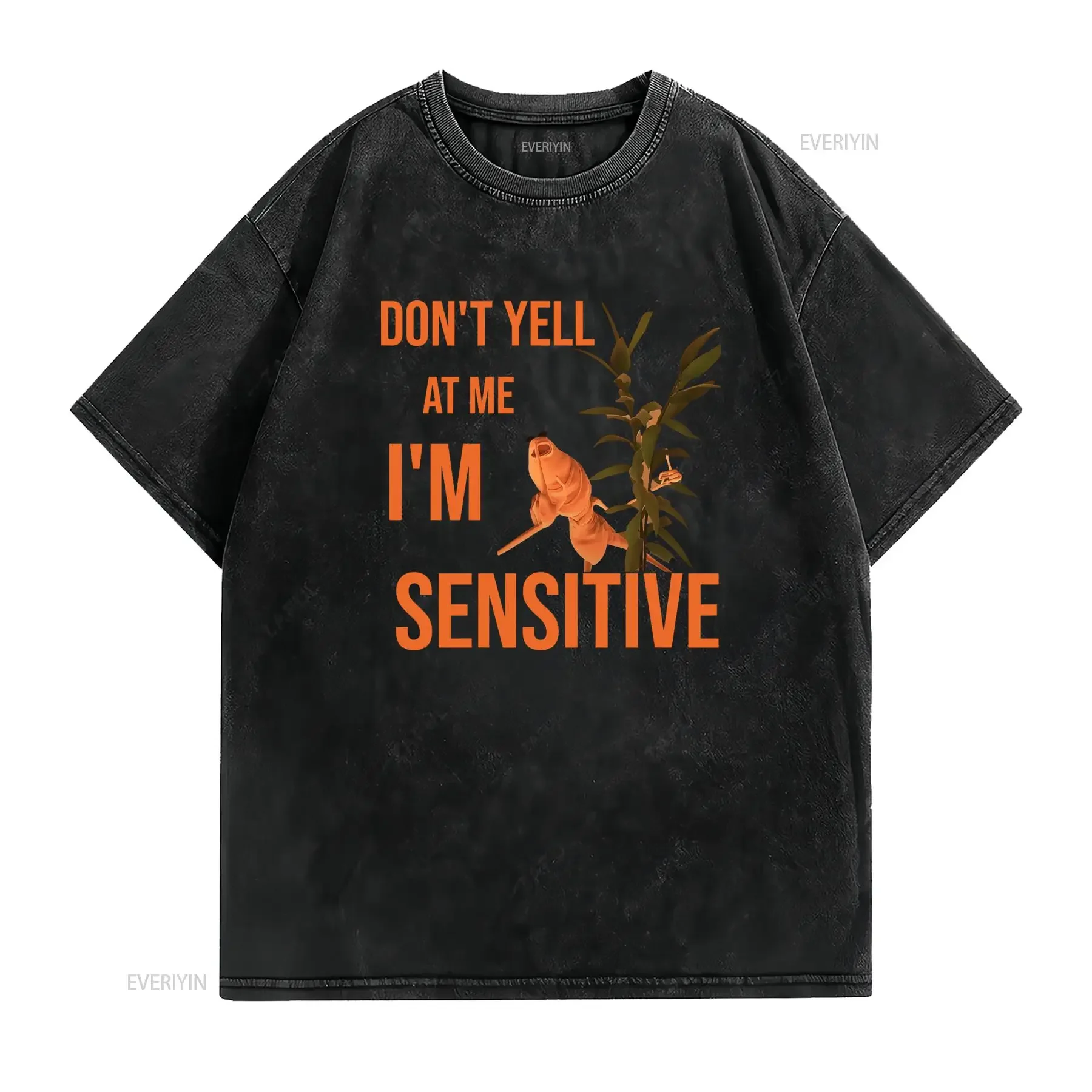 Marcus The Worm Don T Yell At Me I M Sensitive Meme Shirt vintage Washed Breathable designer clothes Versatile Comfortable