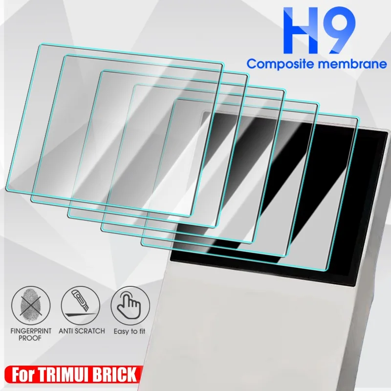 3-1PCS Screen Protector Glass For Trimui Brick Game Console Tempered Glass 9H Hardness Anti-Scratch Glass Film HD Clear Films