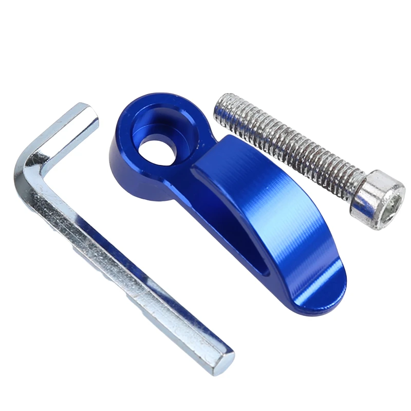 Universal Motorcycle Handlebar Hook Aluminium Alloy Helmet Holder Hook Single Hole Hook For Dirt Bike Electric Scooter Storage view 6