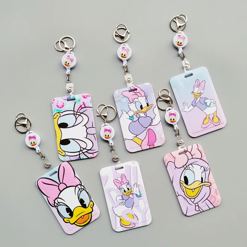 

Kawaii Disney Mickey Mouse Card Holder Cute Anime Card Case Student Campus Card Lanyard ID Card Holder Meal Card Holder