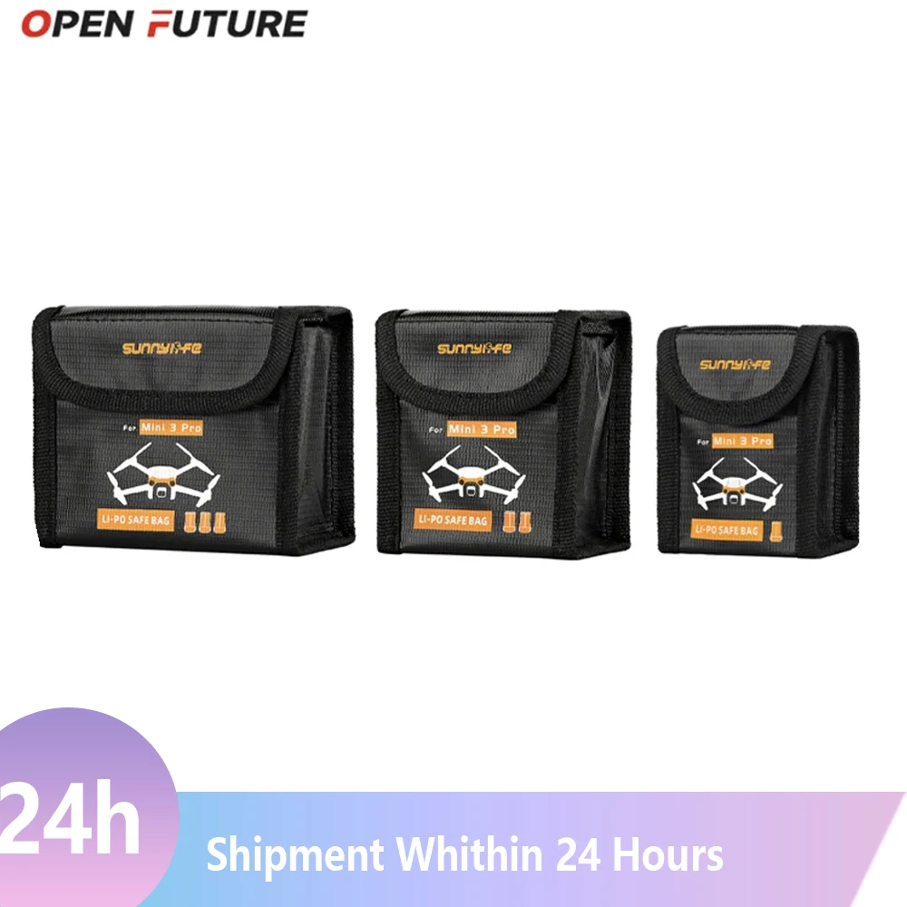 بطارية ليثيوم حقيبة تخزين السلامة ، واقية من الانفجار ، حقيبة ل DJI Mini 3 Pro ، DJI Mini 3 ، Mini 4 Pro ، اكسسوارات الطائرة بدون طيار