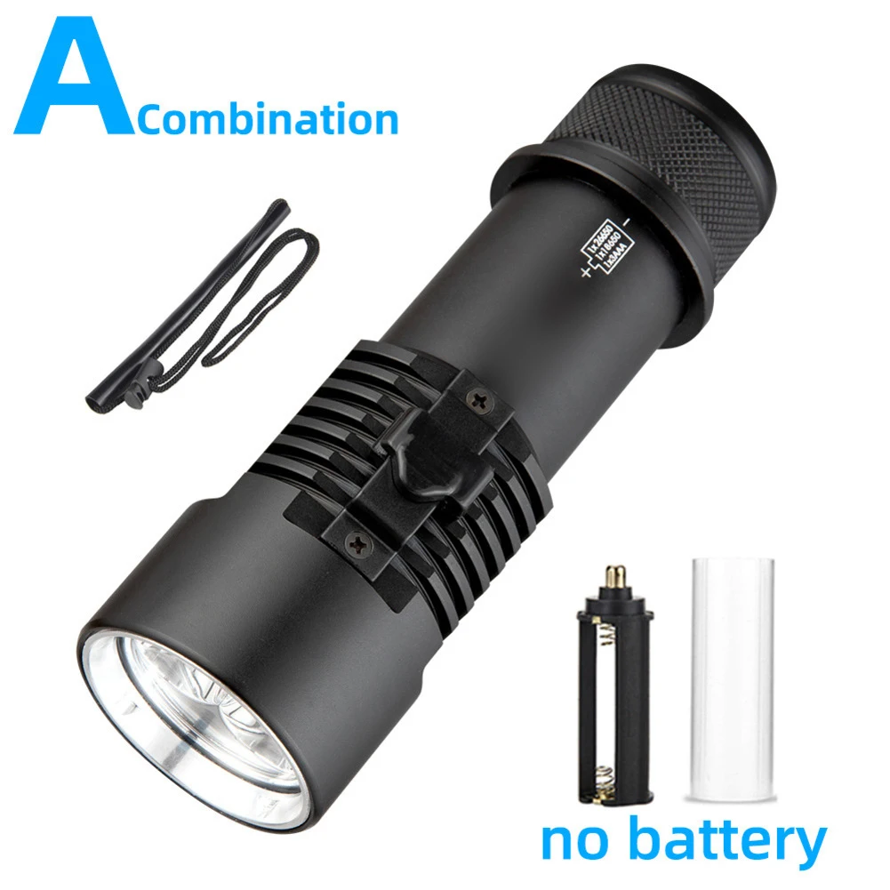 

Фонарь для подводных исследований, светодиодный, высокой интенсивности, 17*6*6 см, усовершенствованный водонепроницаемый фонарь для дайвинга