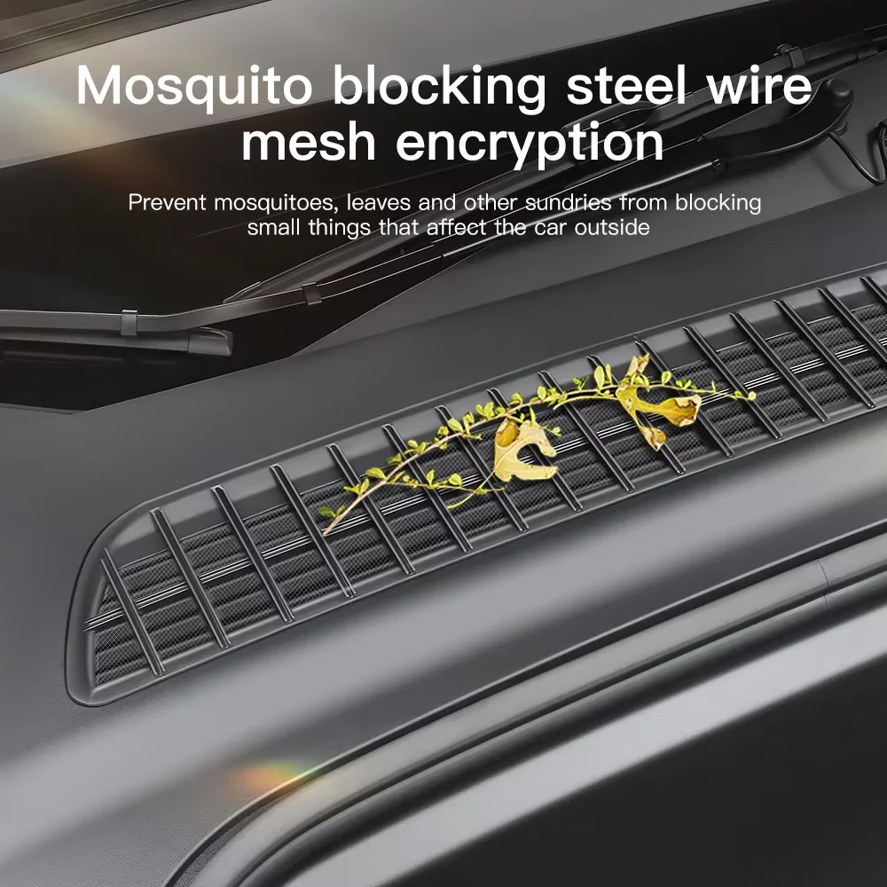 YZ Air Inlet Protective Cover For Tesla Model Y/YL 2026 Juniper Anti-insect Anti-fouling Front Air-Conditioning Insect-proof Net