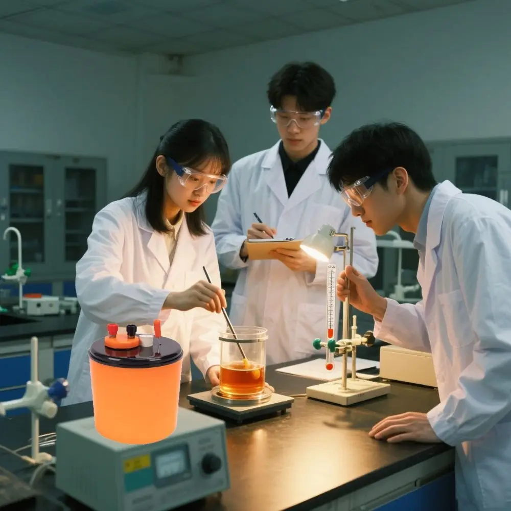 

Specific Heat Measurement Calorimeter Electric Heat Equivalent PVC Double Wall Electric Calorimeter Large Capacity