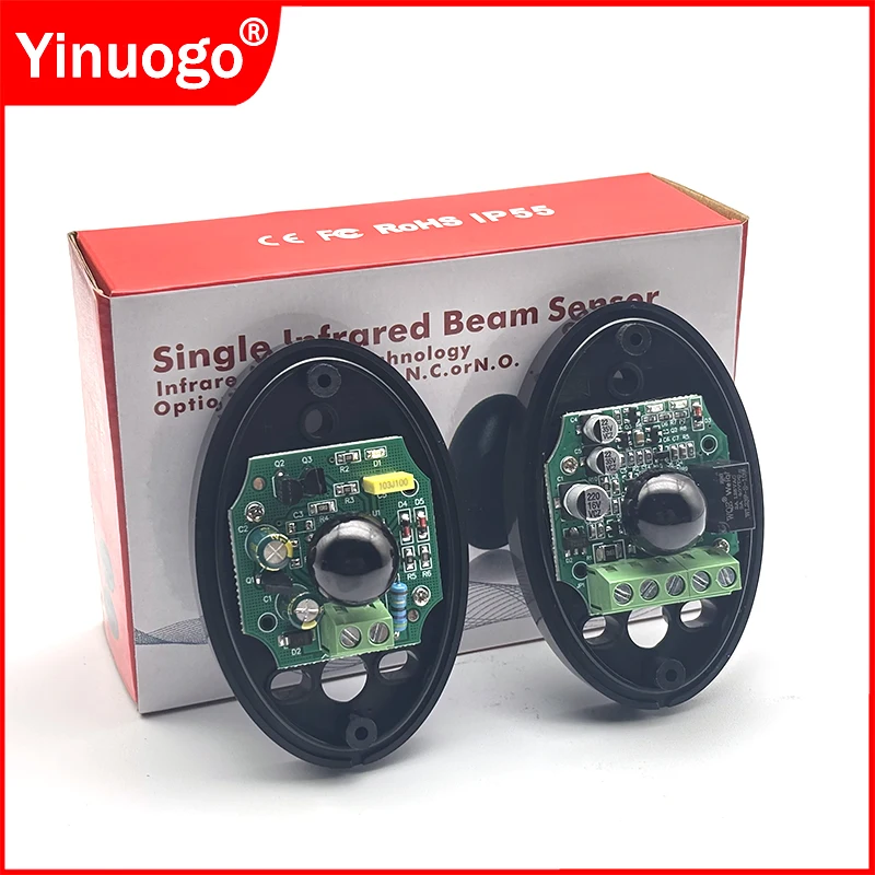 

Sensor Alarm Infrared Beam Sensor Photocell DC 12-24V 20m Detect Range Waterproof IP55 Photocell Automatic Gate Door Safety