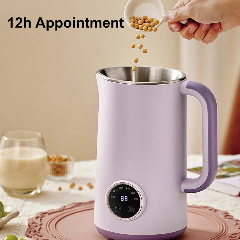 

1L Soy Milk Machine 24h Appointment Rice Paste Maker Wall Breaking Machine Food Blender Home Fast Juicer Auto Power Off 220V