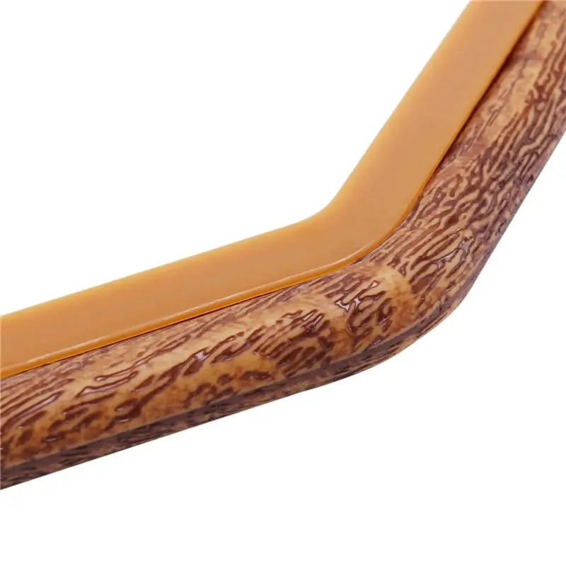 A25F-16PCS Octagon Embroidery Hoops Imitated Wood Cross Stitch Hoop Set Display Frame For Art Craft Handy Sewing And Hanging