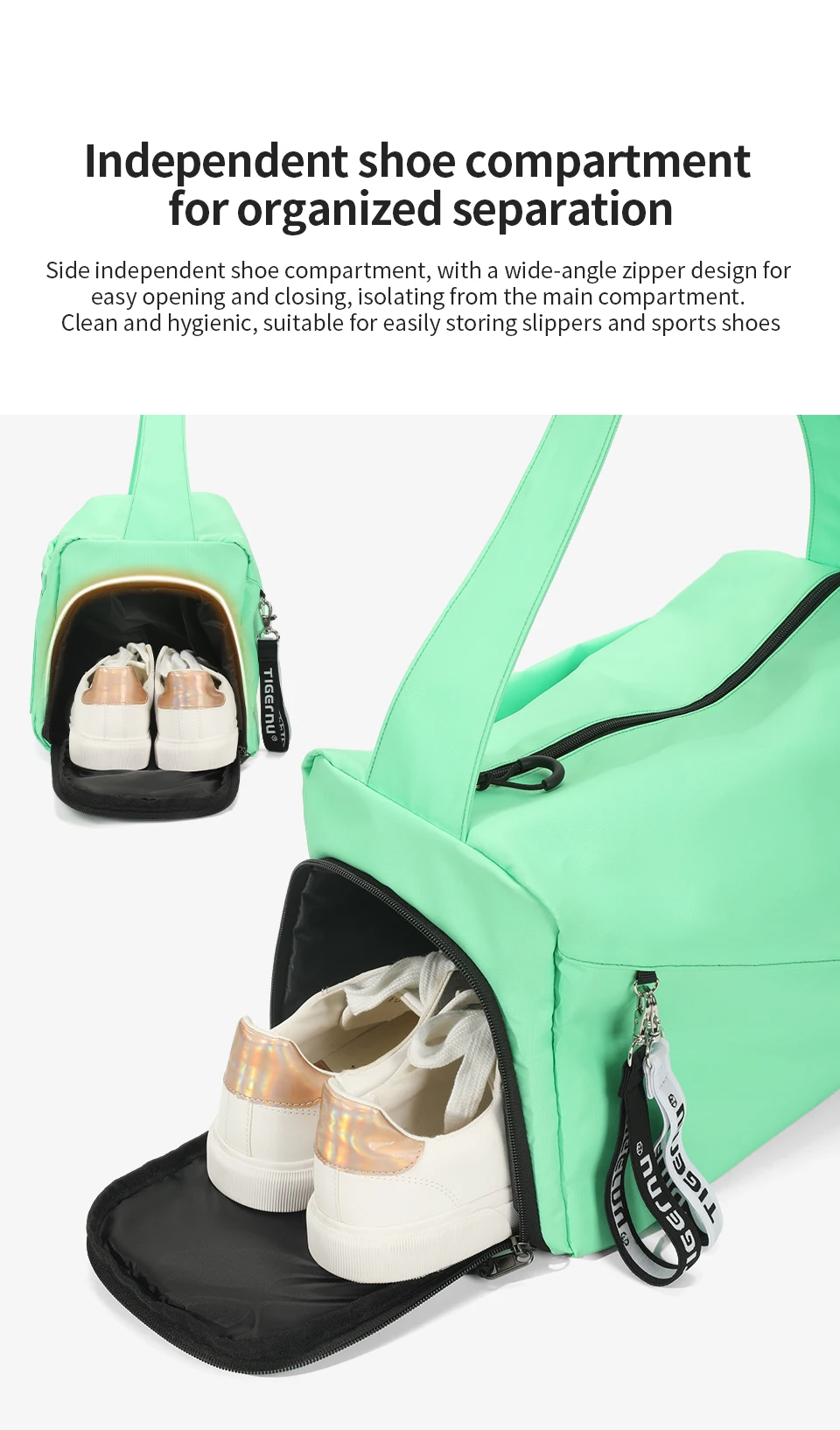 Tigernu Frauen Taschen Reisetaschen Für Frauen Handtasche Leichte Sport Taschen Weibliche Duffle Bag Mädchen Umhängetasche Männer Schulter Tasche – Detail 8