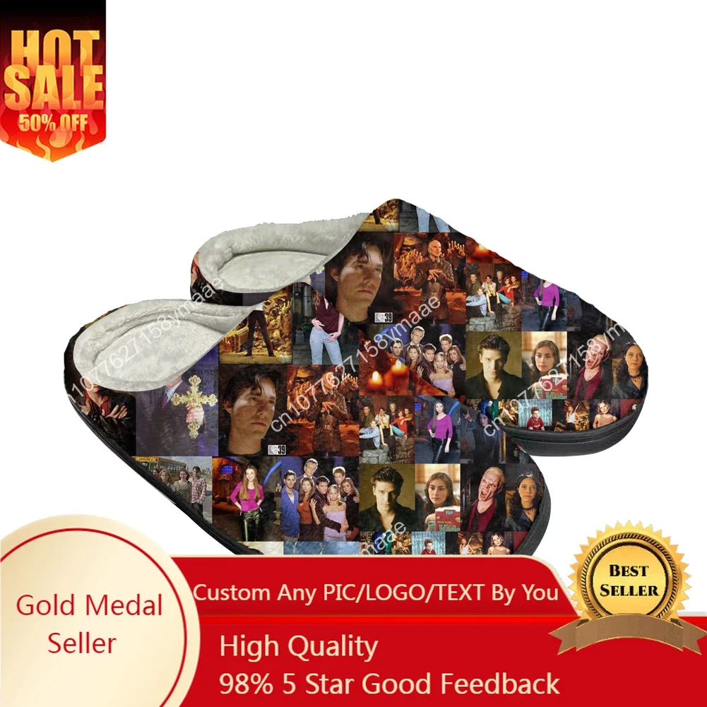 

Buffy The Vampire Fashion Cotton Custom Slippers Mens Womens Sandals Plush Casual Keep Warm Shoes Thermal Comfortable Slipper