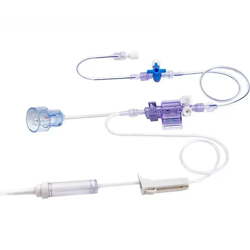 High Quality Invasive Pressure Transducer Medical Disposable IBP Transducer with Ozone Disinfecting Set