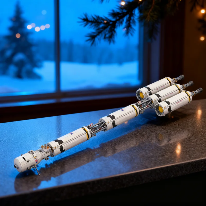 

5995 деталей MOC NERVA Марсоход IMIS, модель космического корабля 1:110, конструктор, игрушки для сборки, рождественские подарки, кирпичики для детей