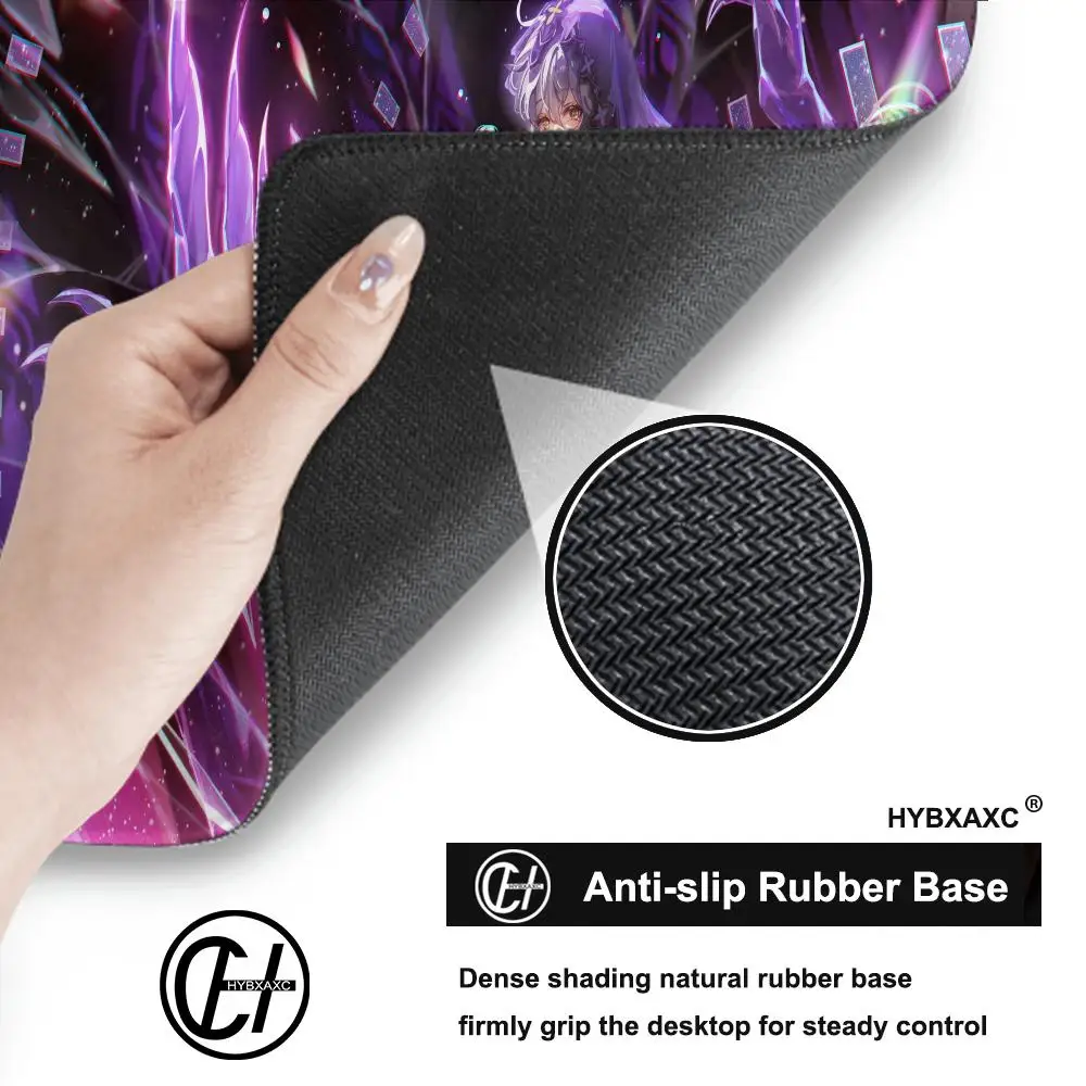 Honkai Star Rail Black Swan Gaming Large Mouse Pad Computer Laptop Mousepad XXL Office Keyboard Pad Desk Mat PC Gamer Mouse Mat