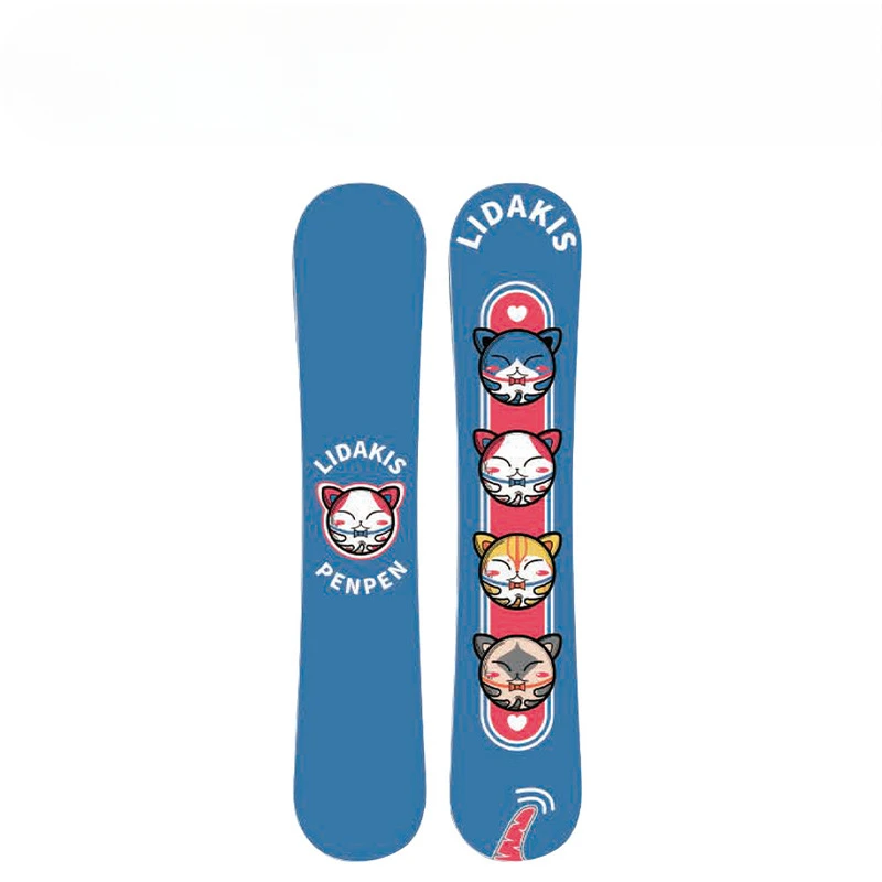 Snowboard infantil esculpido skate juventude esqui ao ar livre placa completa equipamento de esqui profissional