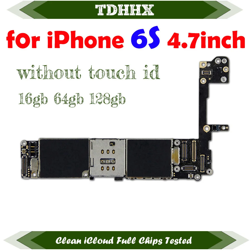 لوحة منطق iCloud تعمل مجانًا جيدة لهاتف iPhone 6 6S لوحة أم تم اختبارها لهاتف iPhone 6Plus 6SPlus 5.5 بوصة نظام iOS بشرائح كاملة