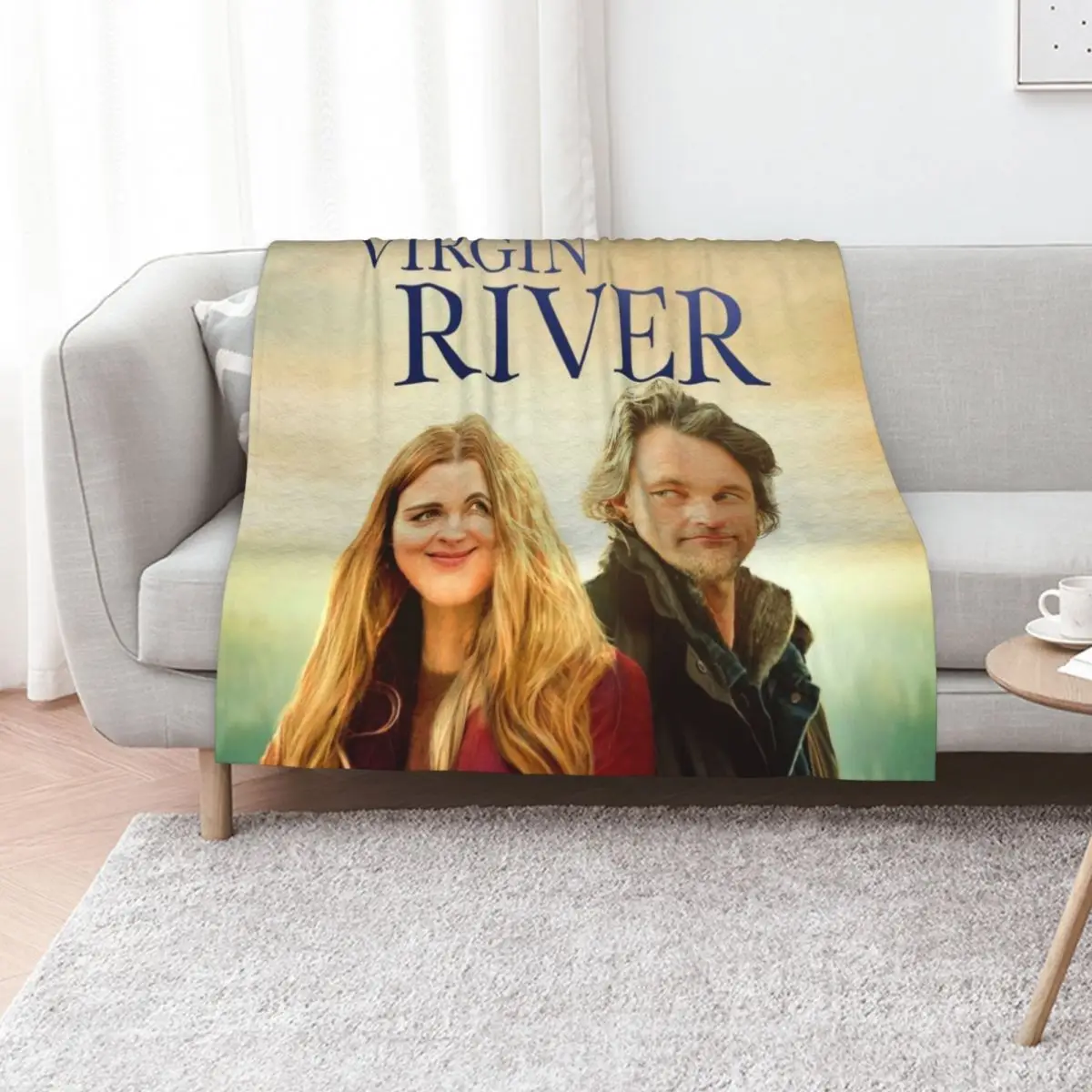 Virgin river Throw Blanket Luxury Brand Extra Large Throw For Decorative Sofa Cute Polar Vintage Blankets