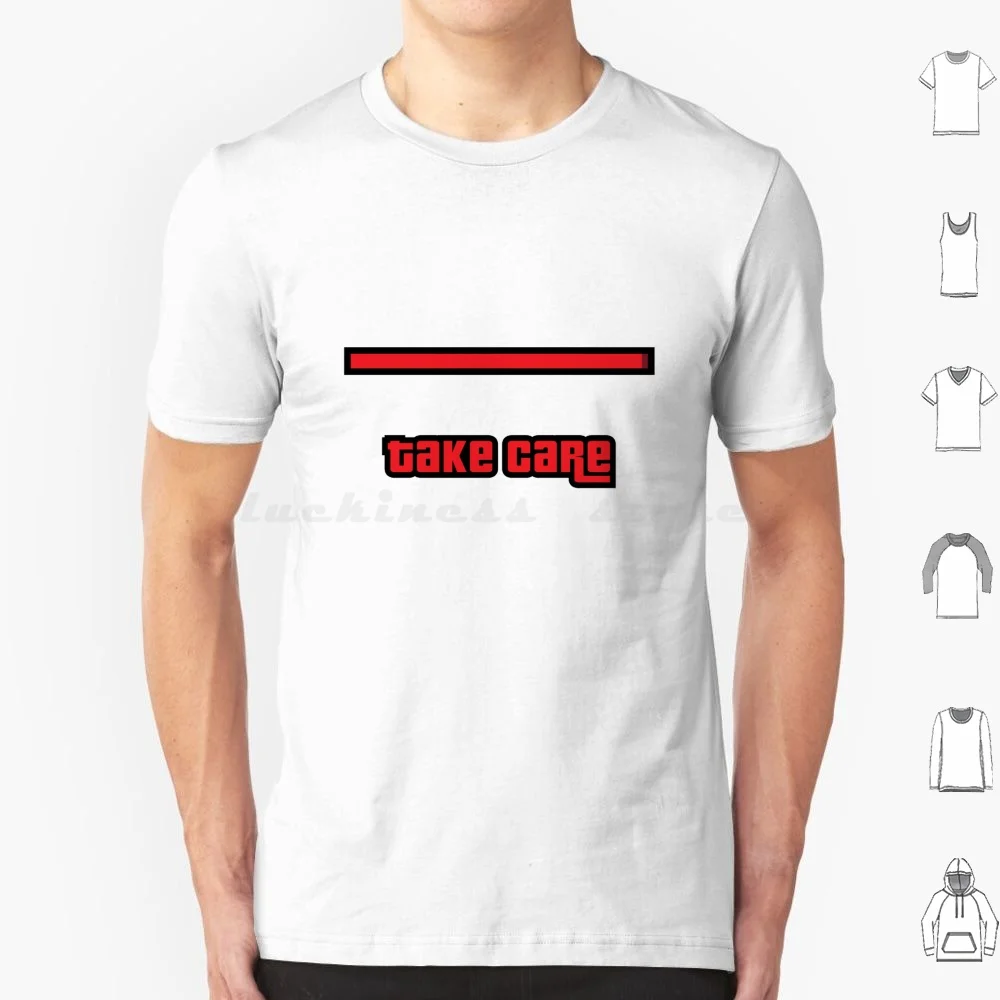 Camiseta Take Care Sa 6xl, camiseta fresca de algodón, videojuegos Sa Grove Street Los Santos San Andreas Grand Theft Auto Cj Big Smoke