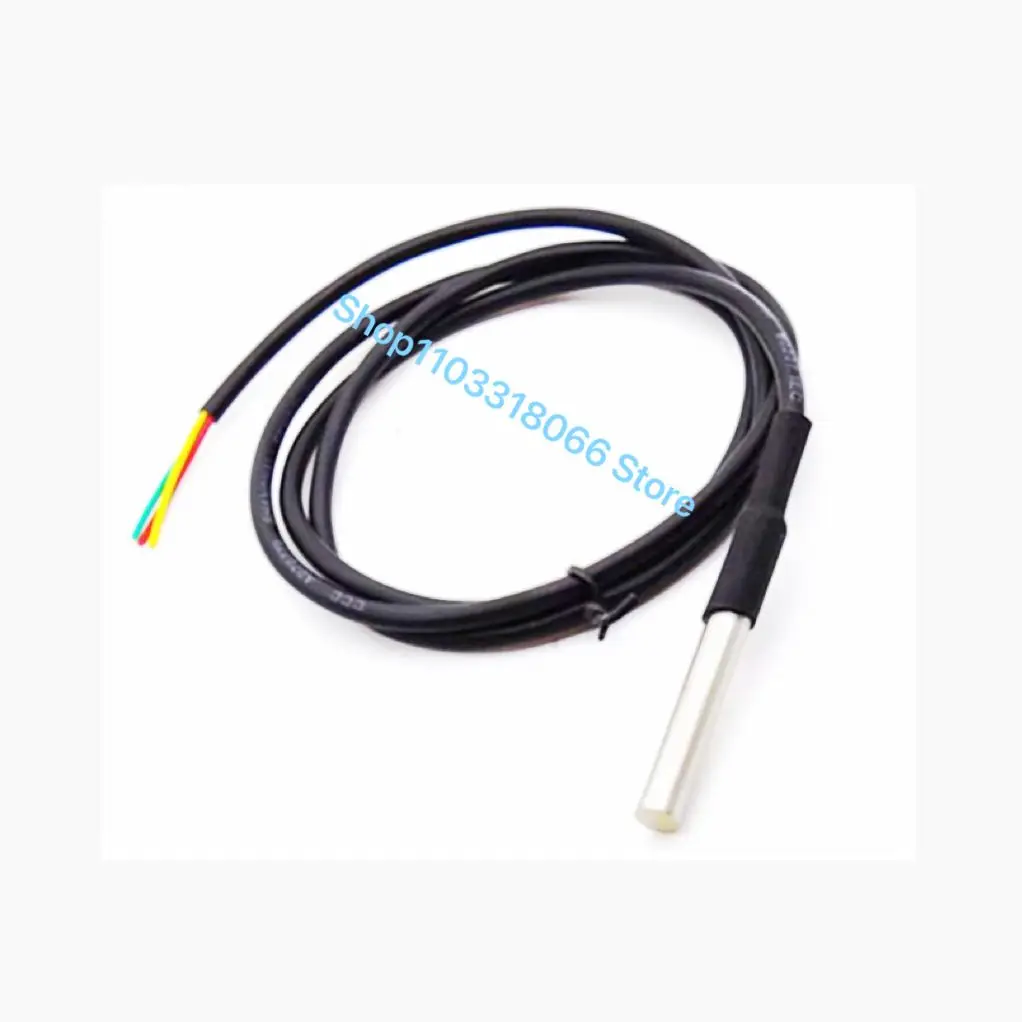 1 PCS/LOT DS18B20 10-meter 15-meter 20-meter digital temperature sensor probe water temperature detection cable stainless stee