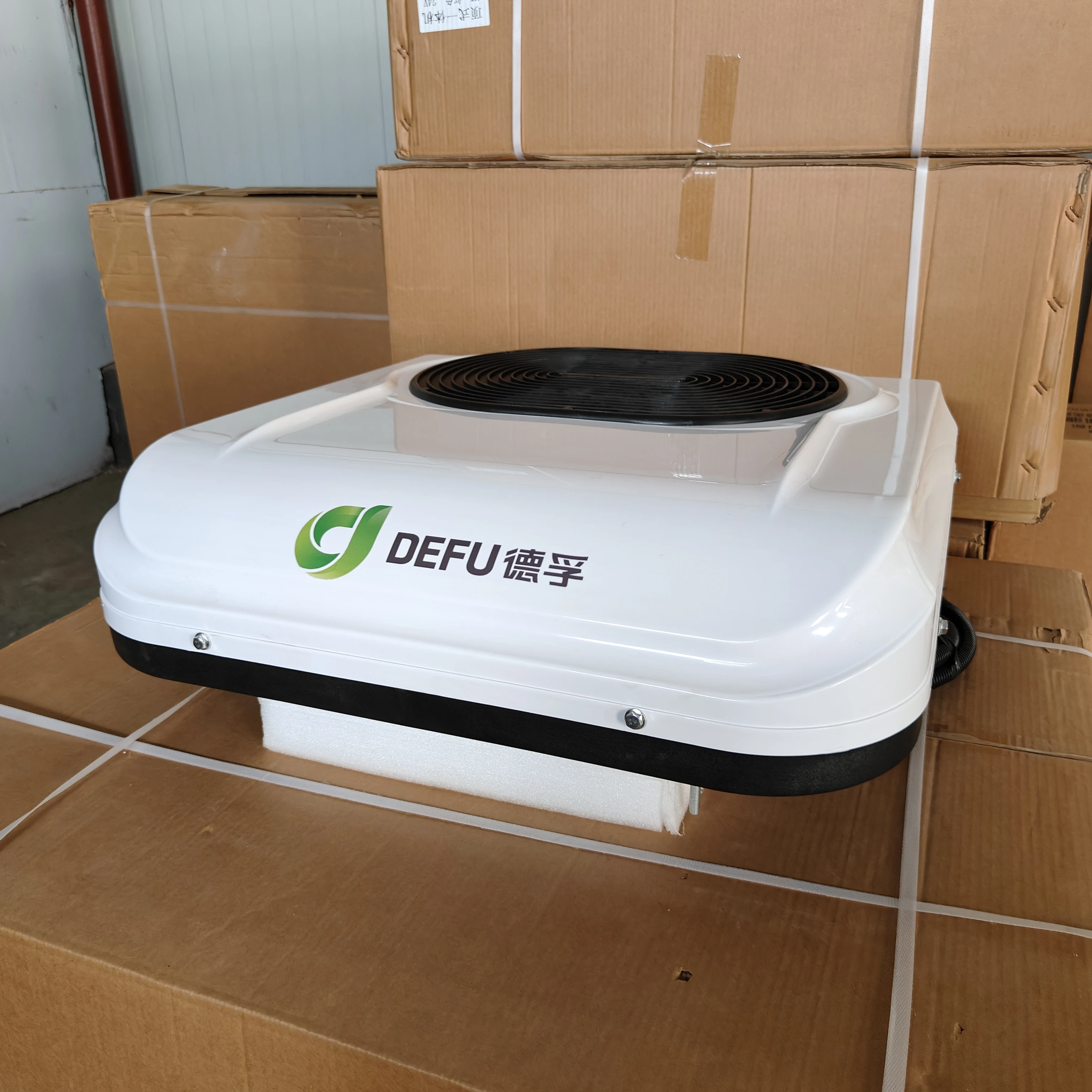 شاحنة على السطح التيار المتناوب مبرد الهواء مركبة 24 فولت ملحقات الشاحنة الكهربائية تكييف الهواء 12 فولت لشاحنة RV للسيارة #3