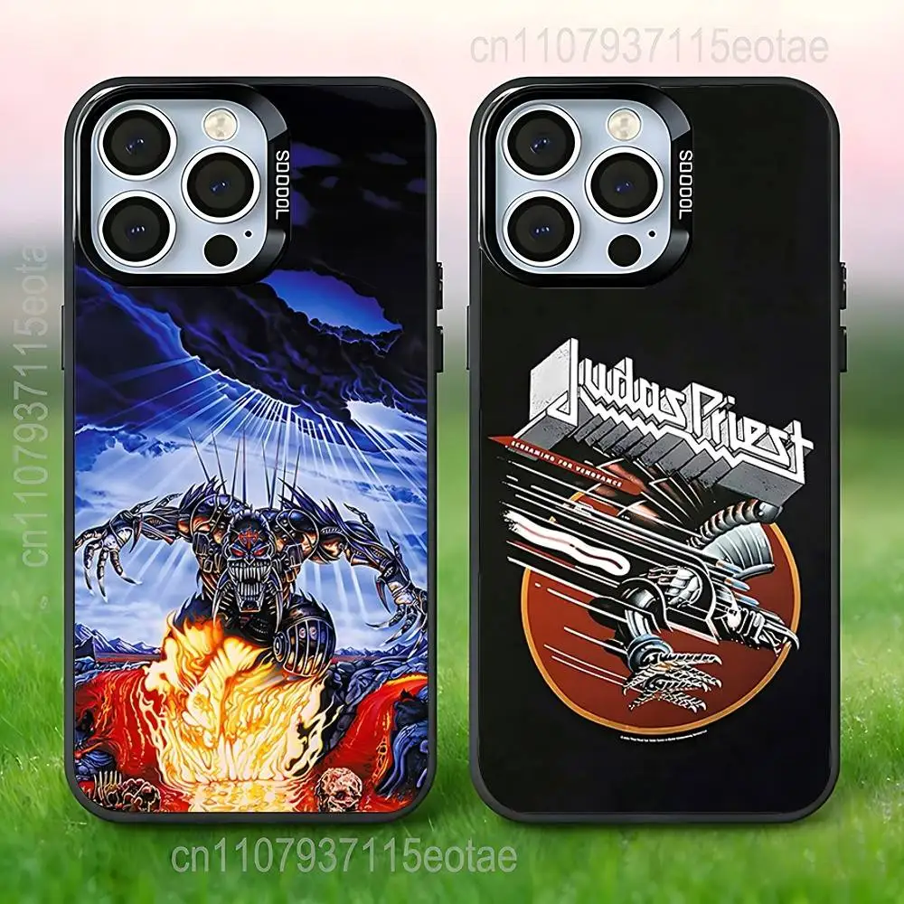 

J-Judas P-Priest Heavy metal band Phone Case For iPhone 17,16,15,14,13,12,11,Pro,Max,Plus,E,Air,Mini Black Tpu IMD Cover