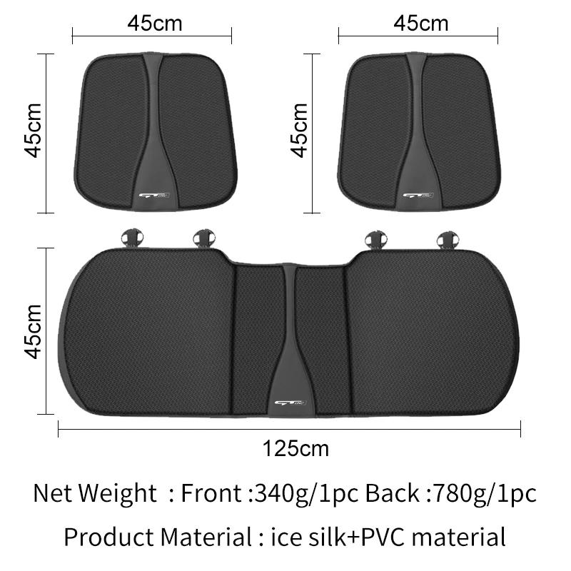 Car Seat Cushion Cover Breathable Ice Silk Soft Mats Accessories For KIA K5 K9 RIO Sorento Ceed Stinger Forte Niro Soul EV6 - view 6