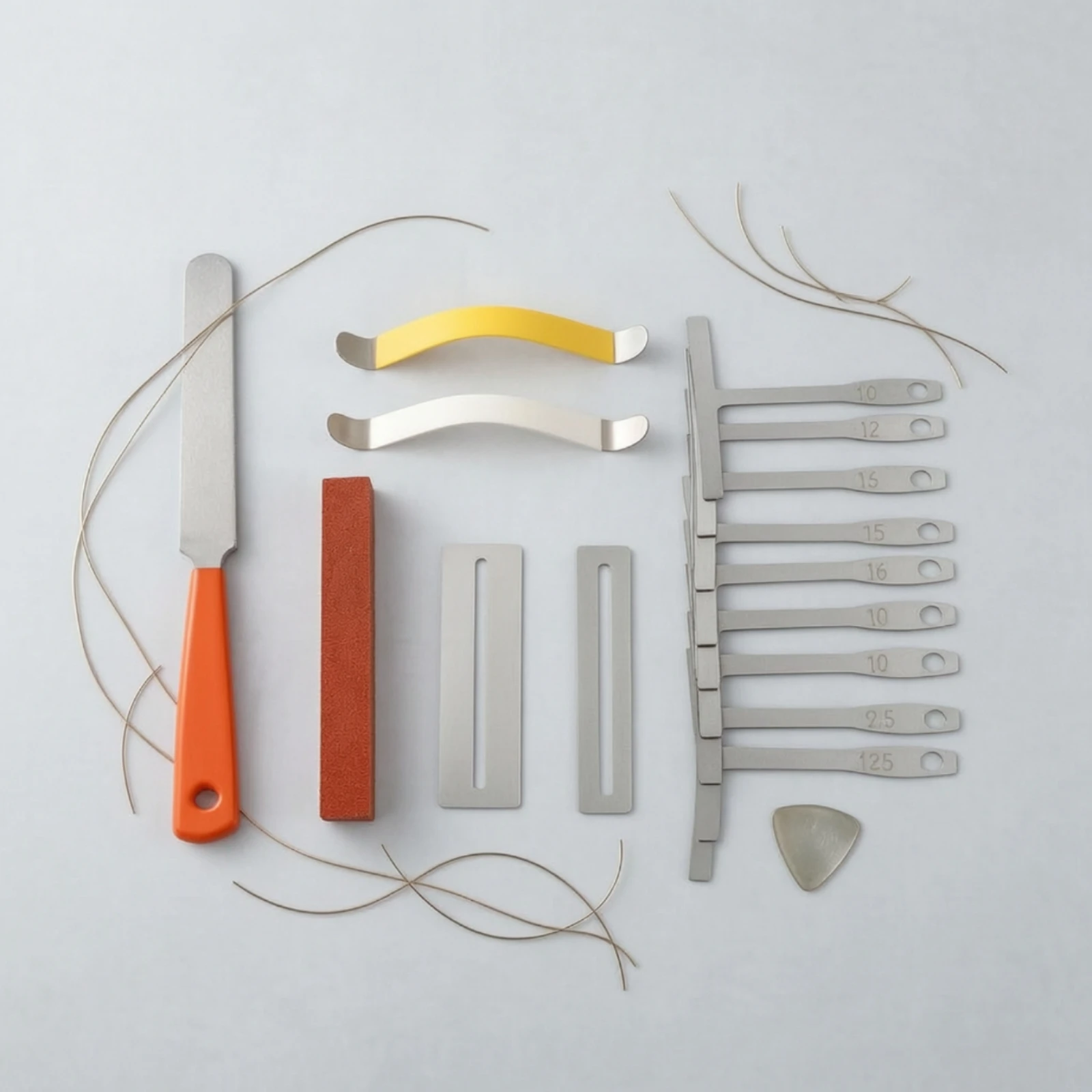 Guitar Maintenance Tool Kit Precision Guitar Repair Tool Kit AllAll-in-One Comprehensive for Luthier, Workshop, Home view 6