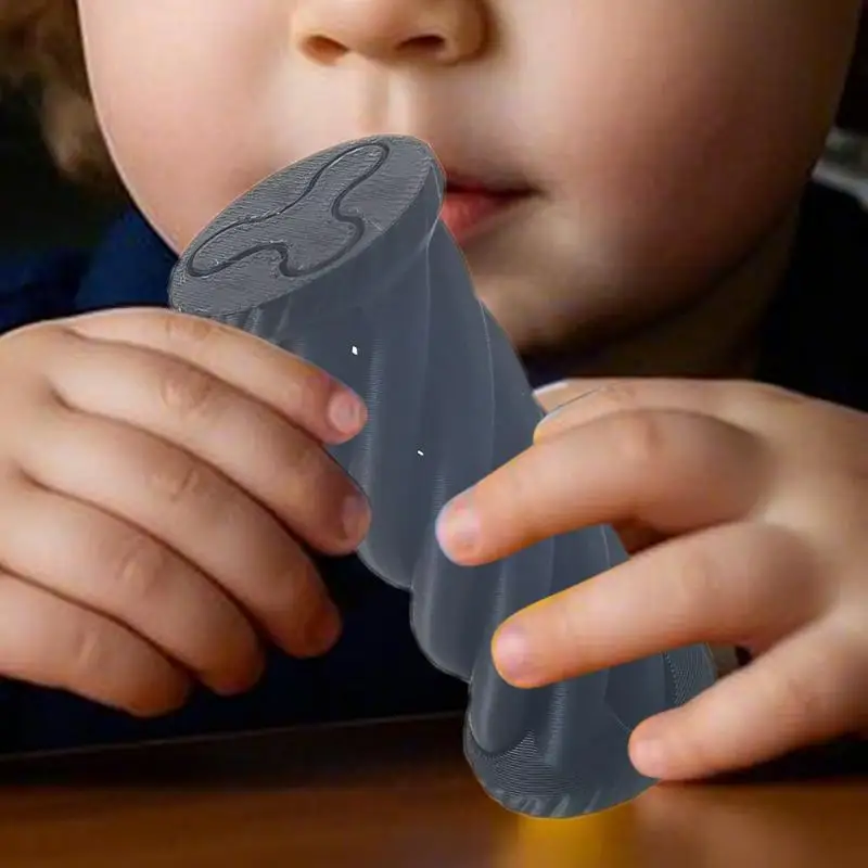 Spiral Fidget Toy 3D Printing Passthrough Crafts Portable Cylinder Sensory Educational Toy For Kids Adults Christmas Birthday