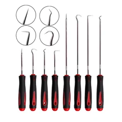 4Pcs Set Long Pick and Hook Gasket Puller Pick Tools for Removing Car Oil Seal O-Ring Sealing Auto Repair Tools Accessories