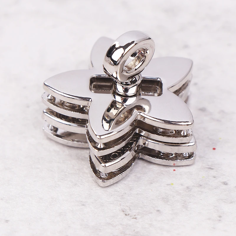 

Pentagram Bag Turn Lock Zinc Alloy Twist Lock Clasp For Women Leather Handbag Shoulder Bag Purse DIY Accessorie