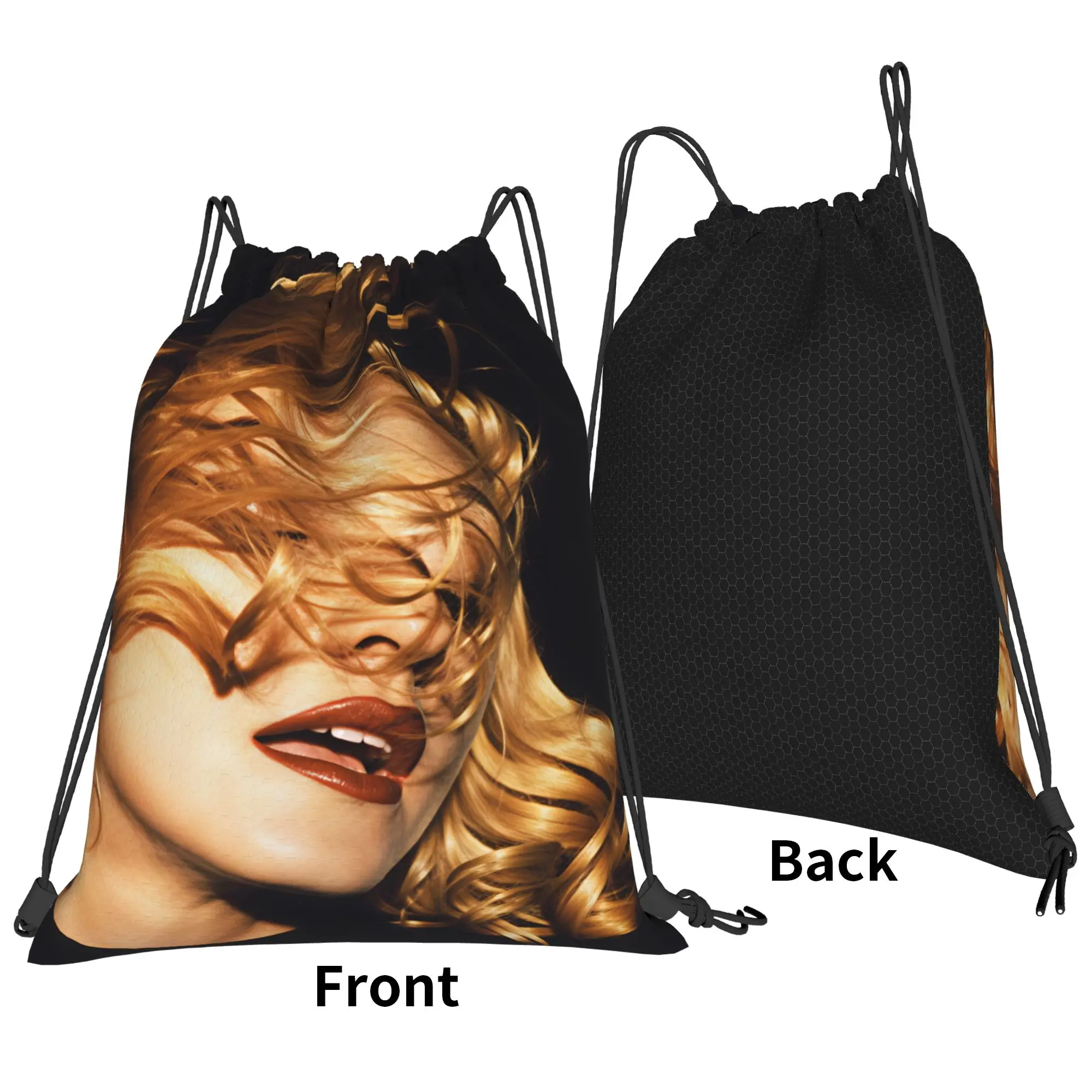 Madonnas Confessions II 2026 Drawstring Bag  Vintage Travel Backpack For Men Folding Sackpack String Bags