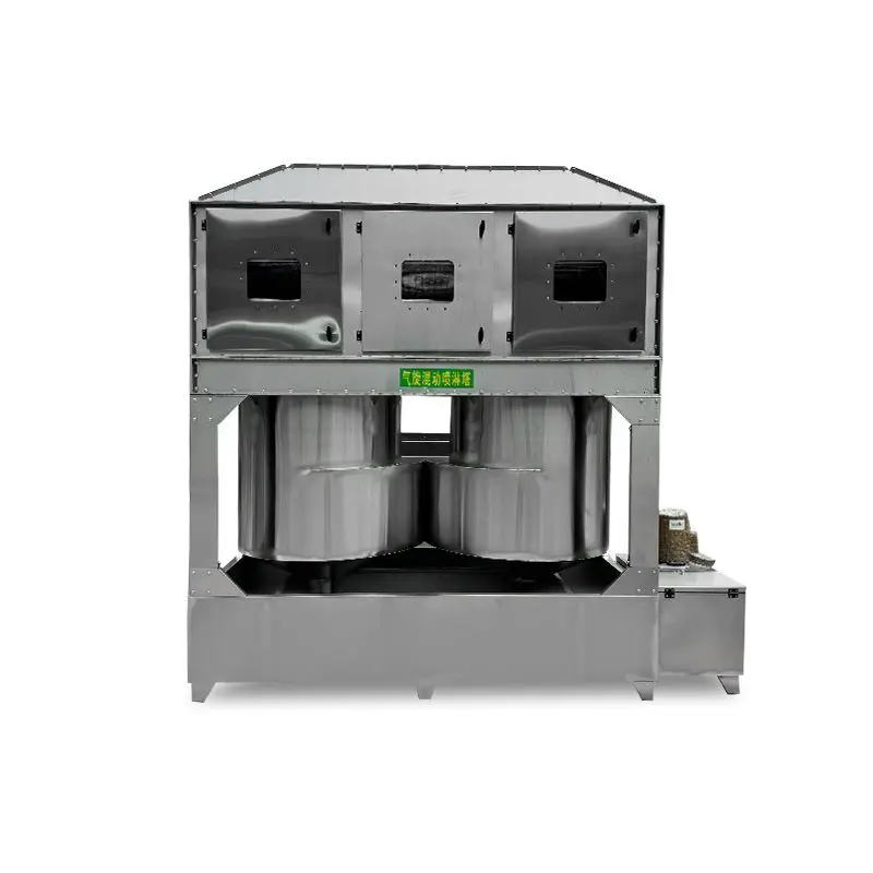 Cyclone Washing Tower Waste Gas Purifier For Spray Booth Dust Smoke Odor Removal Industrial Exhaust Treatment Unit