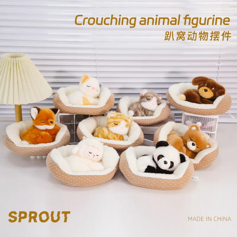 

Съемный плюшевый мишка-обнимашка для сна, мягкая и пушистая, с уютным гнездышком, для декора приборной панели автомобиля и рабочего стола, подарок