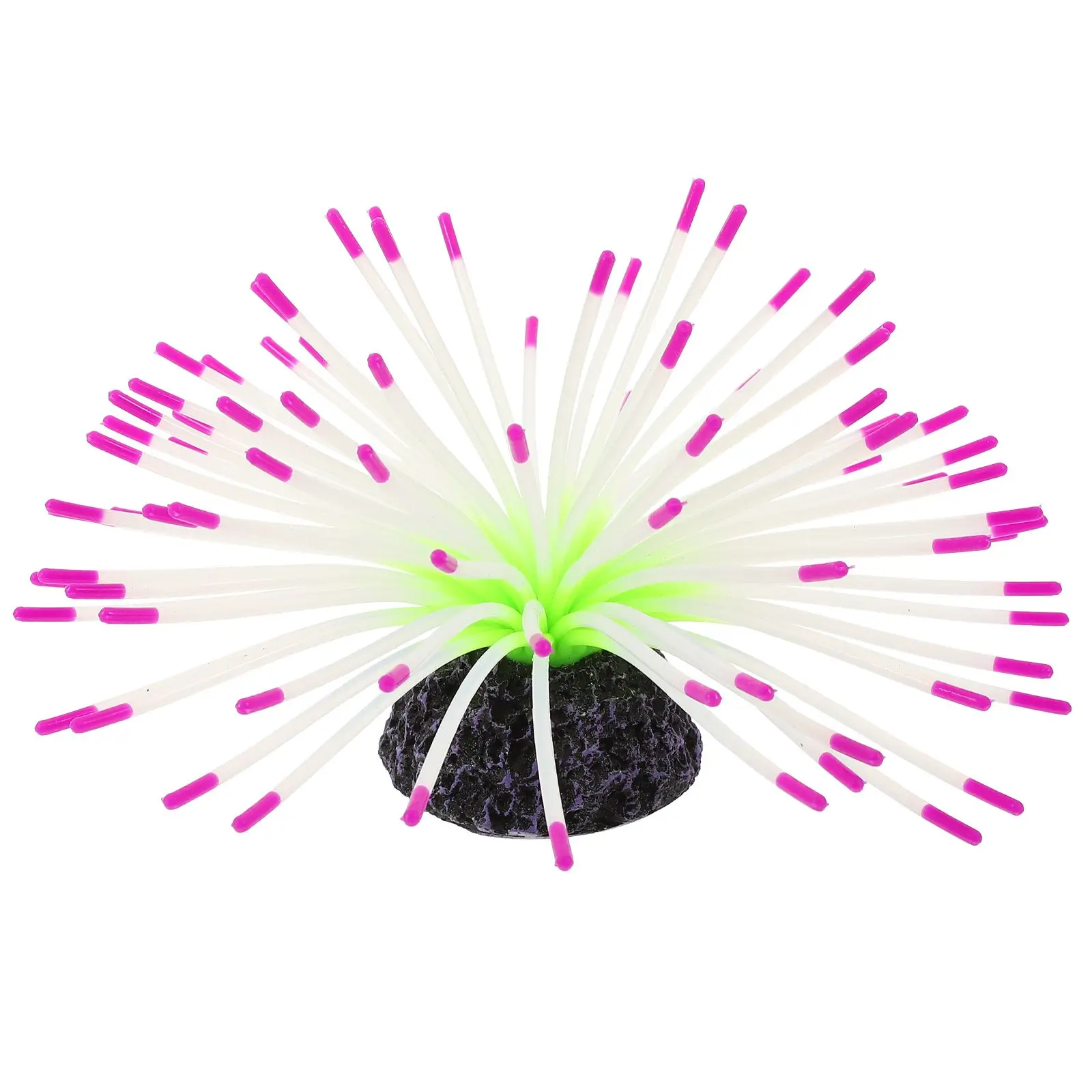 

Silica Gel Aquarium Decor Fake Plant Fluorescent Water Grass Craft Realistic Fish Tank Accessories Non Polluting Safe Material