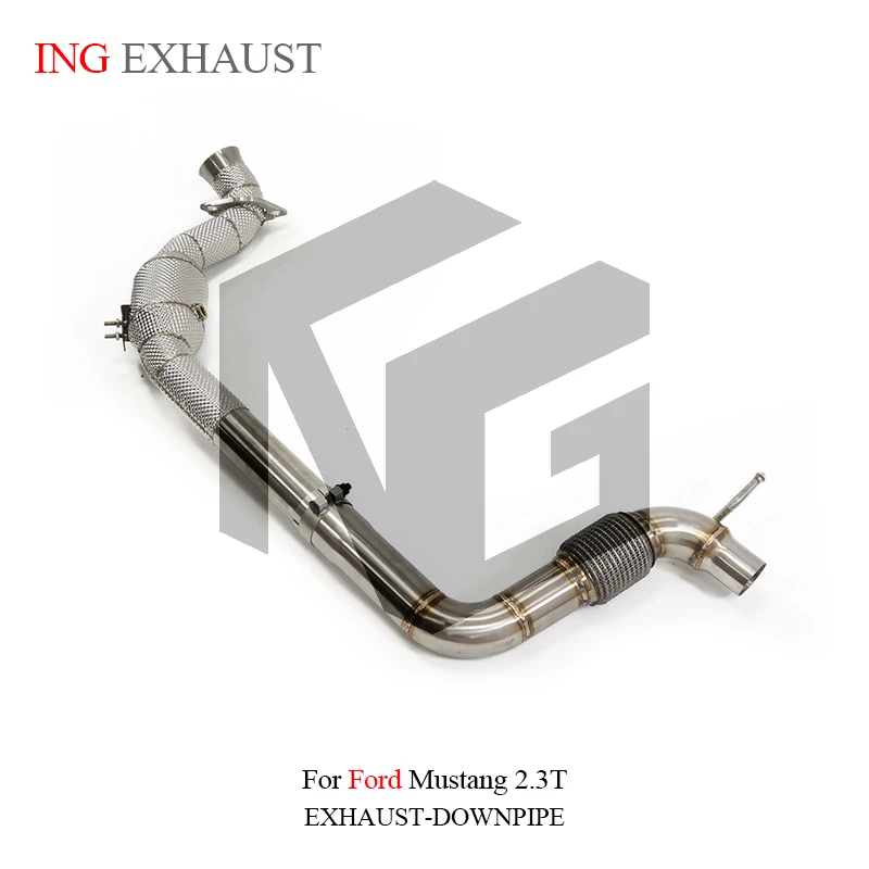 

ING High Performance Capacity Converter Header Exhaust Downpipe for Ford Mustang 2.3T Ternary Catalyzed Race Accessories System