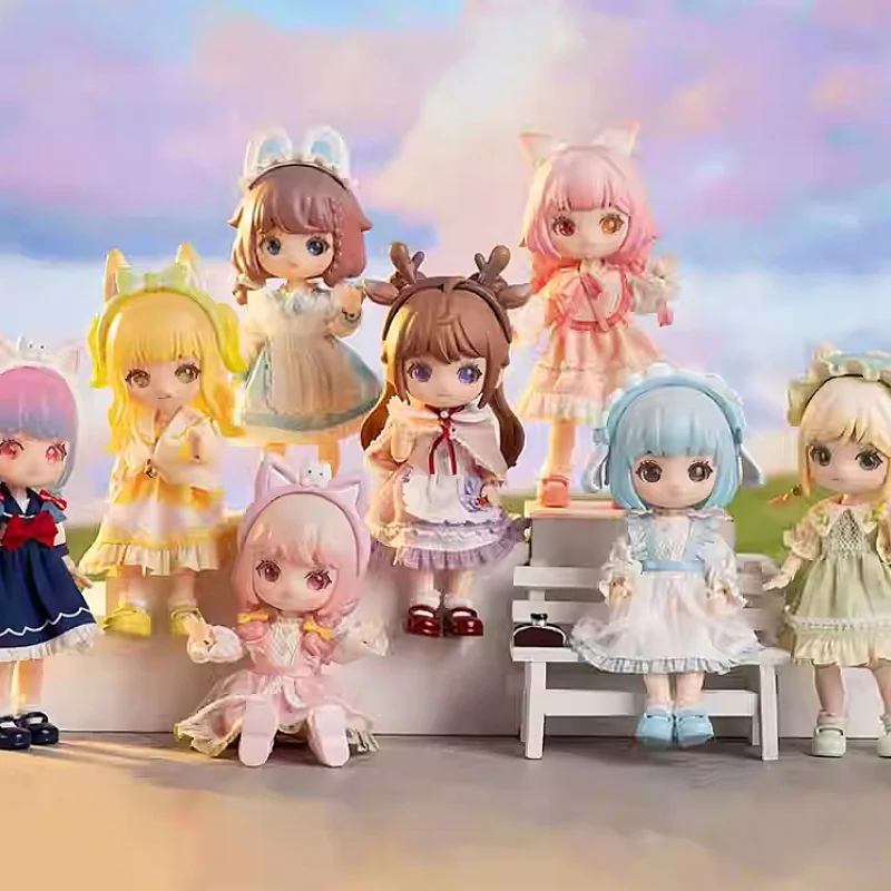 

Genuine Simontoys Liroro Summer Island Series Blind Box Toys Ob11 1/12 Doll Surprise Mystery Box Action Figure Model Girls Gift