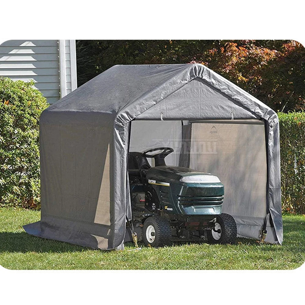 YUNLINLI Gazebo Outdoor Rainproof Motorcycle Carport Dustproof Sunscreen Garage Tent Balcony Sundries Garden Tools Storage Shed