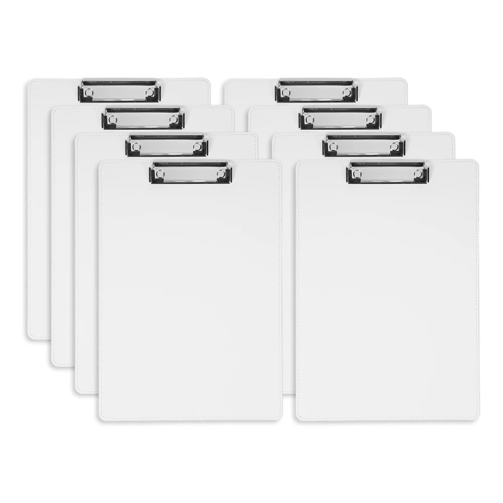 8-pezzi-portablocco-per-sublimazione-bianco-in-pelle-pu-anteriore-a4-a5-forniture-per-ufficio-portablocco-per-insegnanti-in-aula-infermieristica-organizzare