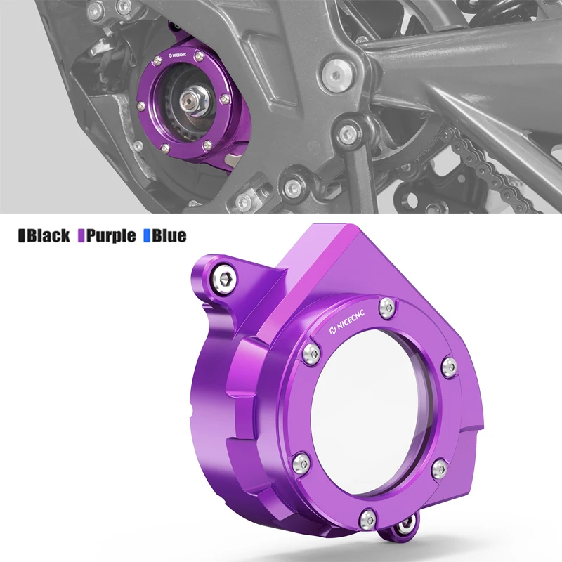 

NICECNC For Surron light bee X Transparent Motor Belt Pulley Protector Cover For SUR-RON light bee S L1E For Segway X160 X260