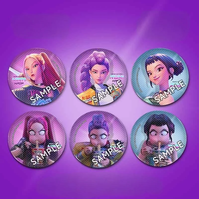 

Охотники Мира Руми Зои, значок для косплея, брошь, фигурка, булавки для лацканов, украшение в виде демона, одежда, рюкзак, модный аксессуар, реквизит