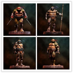 Anime Figure Fantasy Miniatures GK Turtle Heroes Diy 1/24 Scale 80mm Resin Model Kit Unassembled Dioramas Unpainted Statue Toys