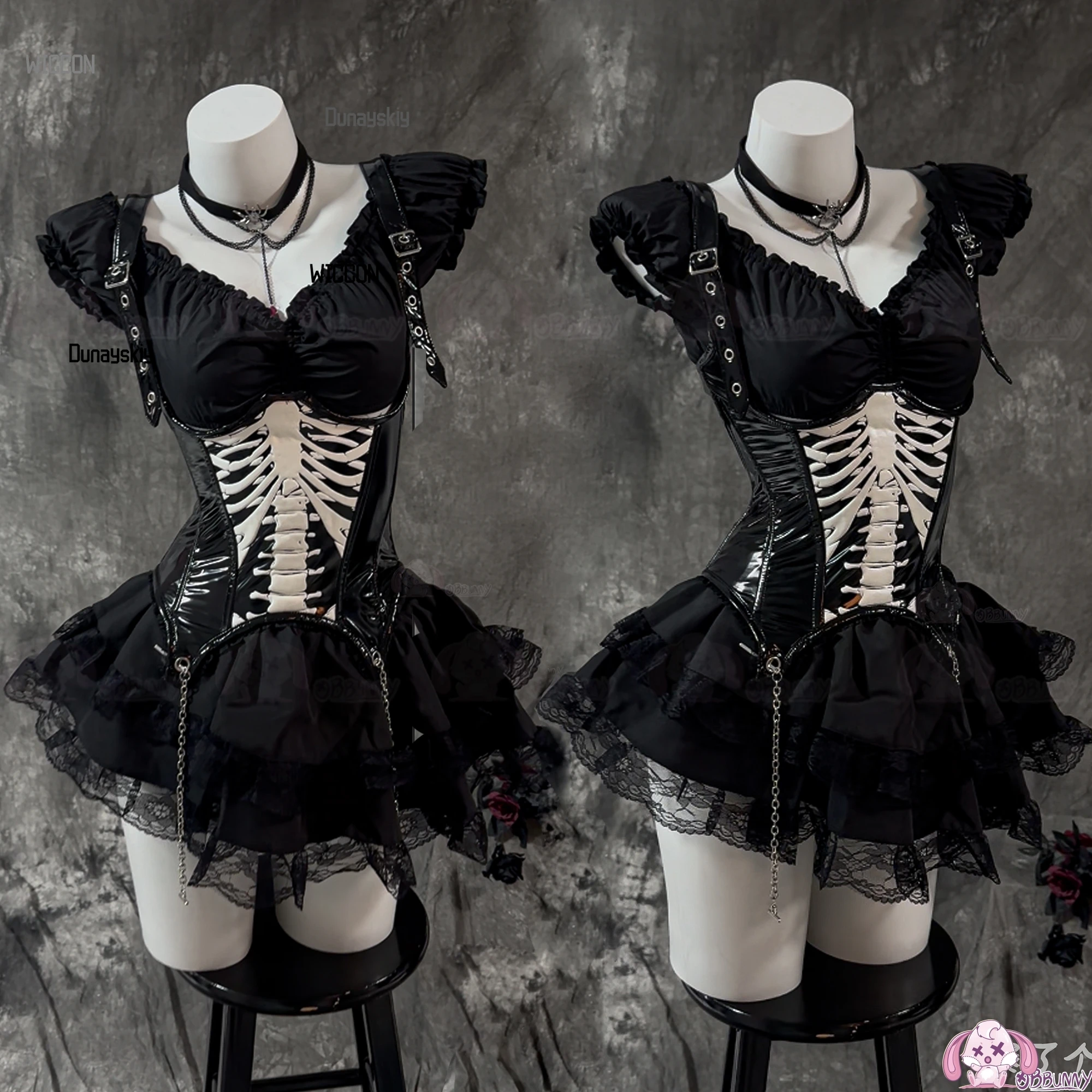 Costume de Cosplay gothique po - Party Games Steam Free avis et prix