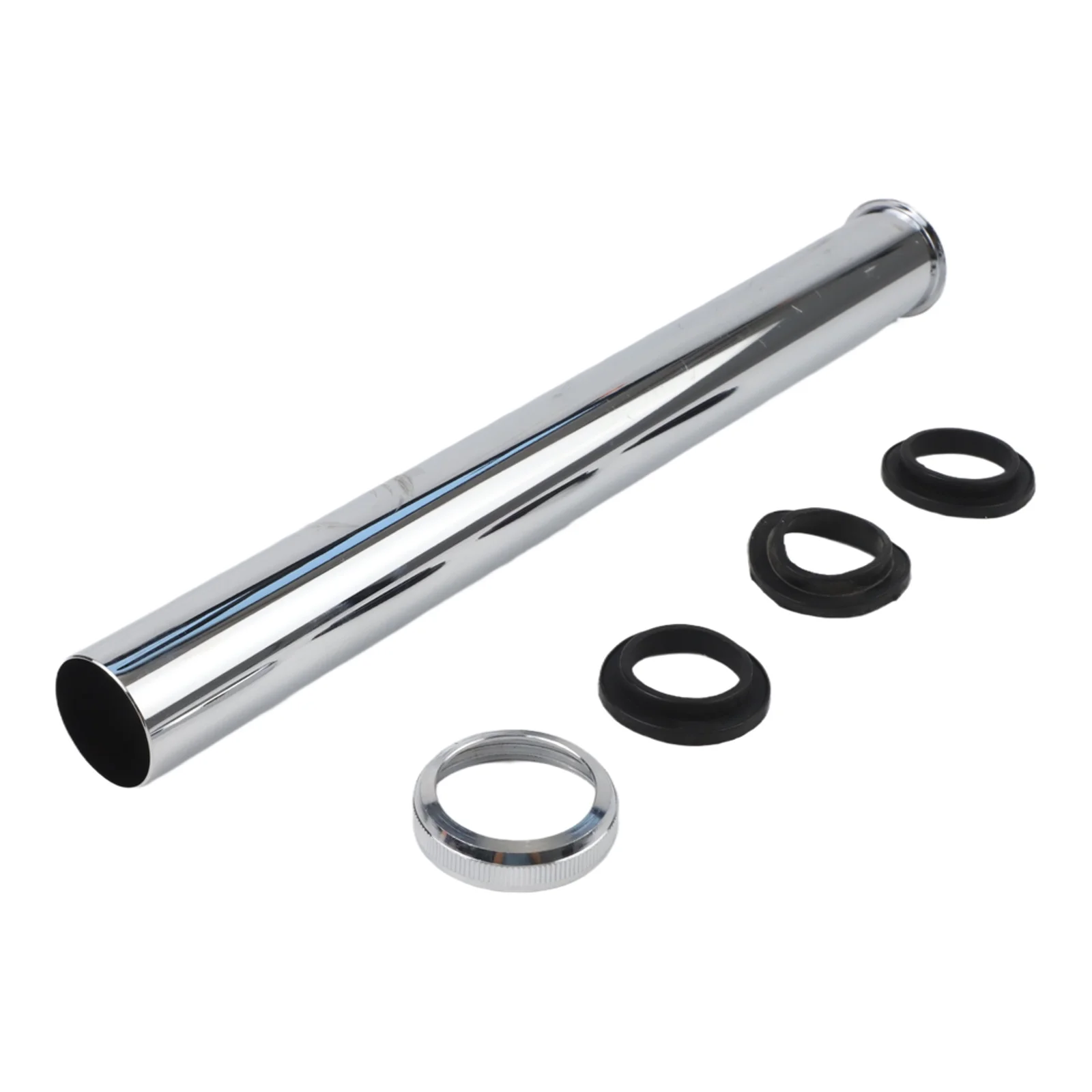 Stainless Steel Immersion-Pipe 29.5cm For Siphon Extension Pipe Drain Adjustable Tube Odour Trap Bottle Siphon 1 1/4 Inch X 32mm