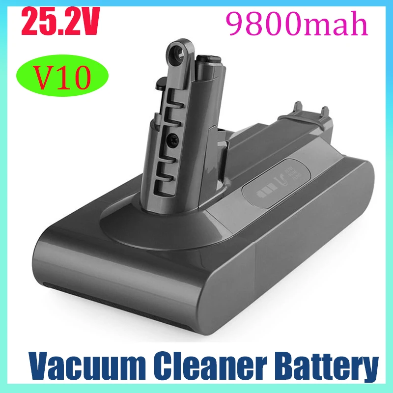 

9800mAh 25.2V Vacuum Cleaner Battery for Dyson V10 SV10 Absolute Fluffy Animal Pro Rechargeable Battery Replacement Battery