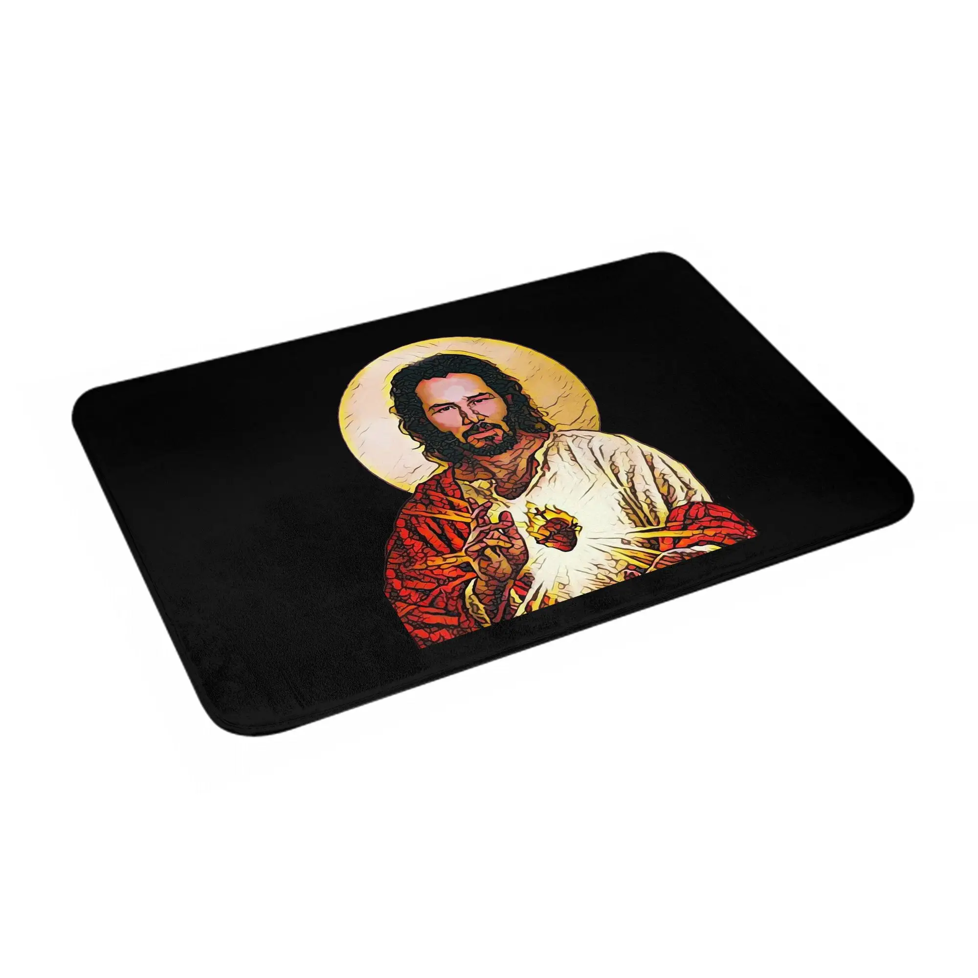 Holy Keanu  Gadgets and Face Masks Anti-slip Doormat Floor Mat  Carpet Rug for Kitchen Entrance Home Bedroom Footpad Mats