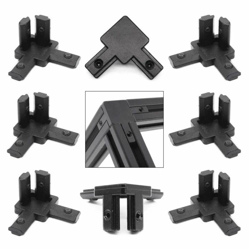 8 teile/paket 2020 Aluminium Block Cube Prisma Stecker Rad Regler Ecke für 6mm Slot Aluminium Extrusion Profil 2020 Serie – Detail 8