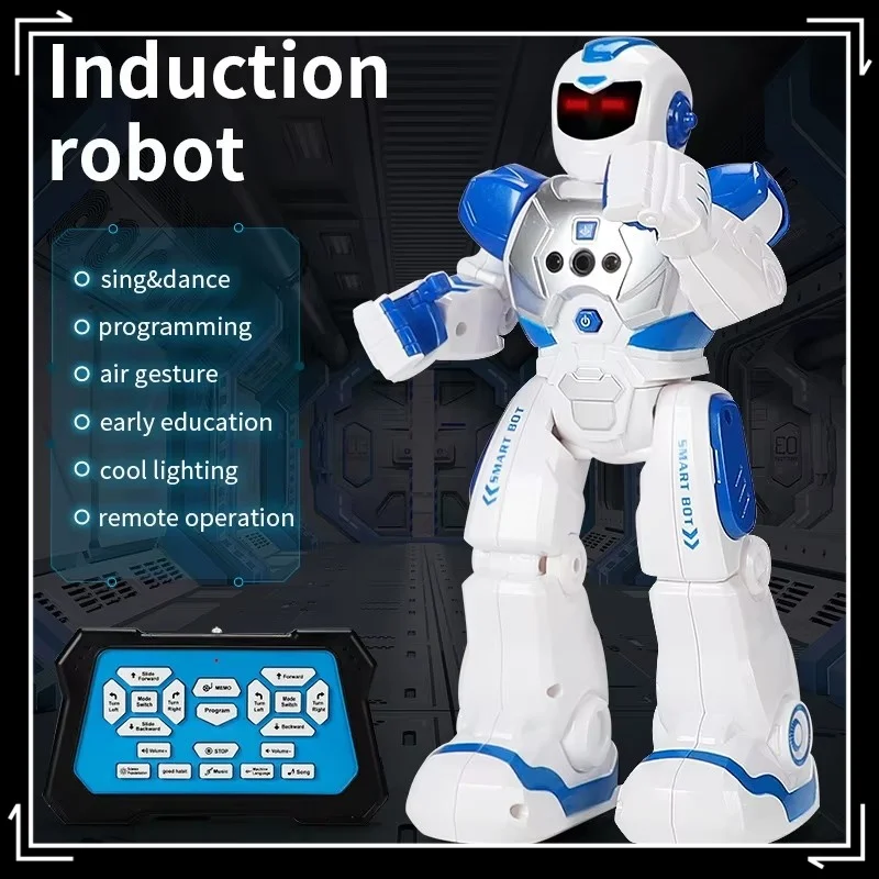 Robocop Intelligente Early Education Robot Cross-Border Voor Elektrisch Zingen Infrarood Sensing Kinderspeelgoed Op Afstand