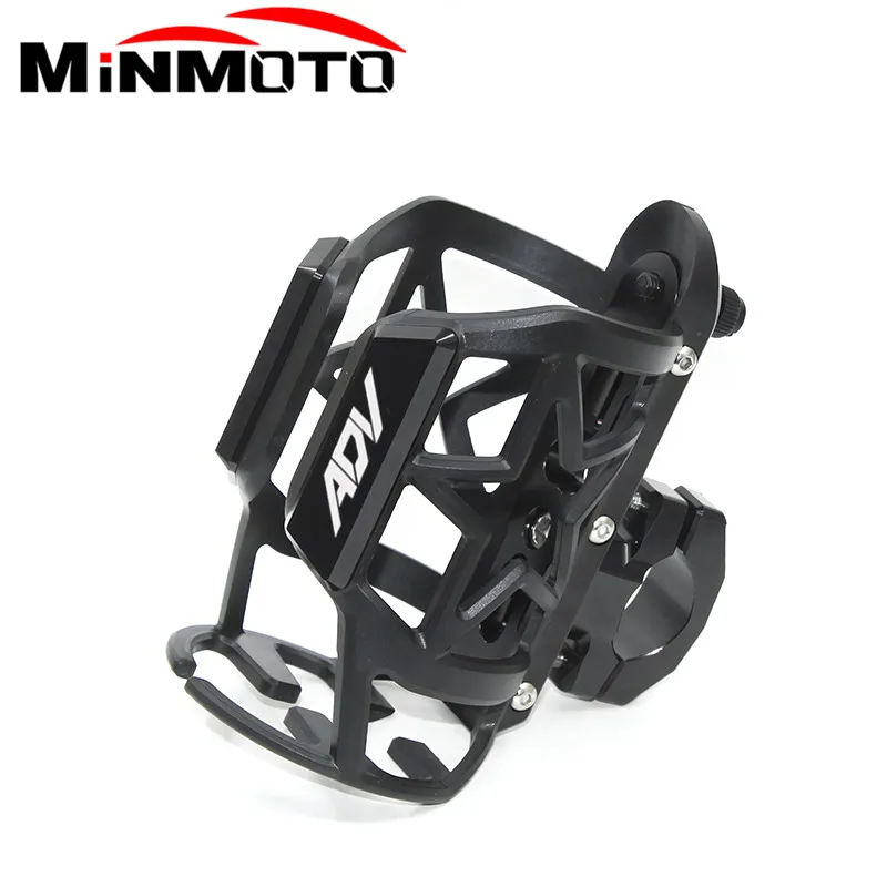 Motorcycle Water Bottle Holder ADV350 ADV150 Aluminum + POM Drink Cup Mount Scooter Accessories For Honda ADV 150 350 2021 2022