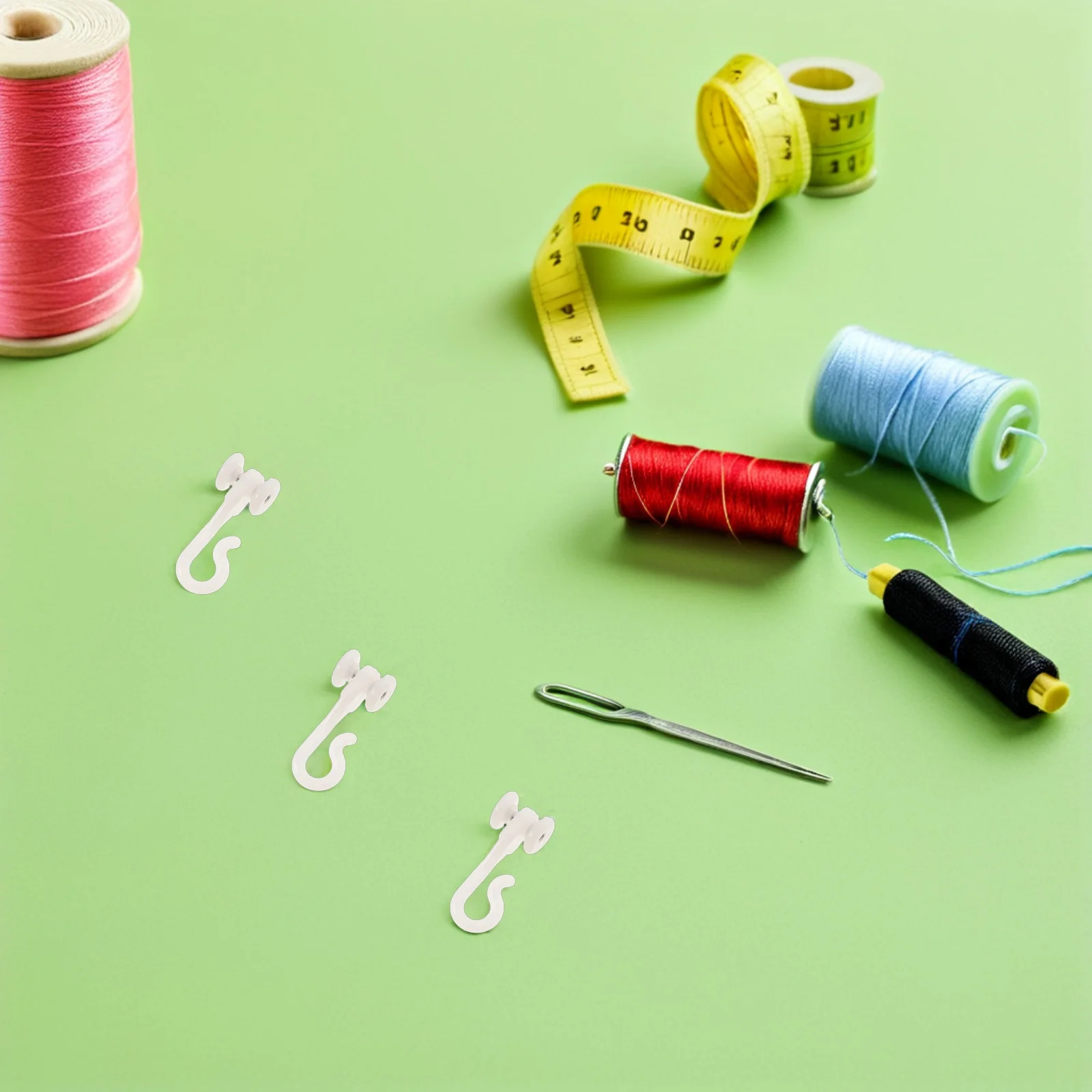 

10Pcs Mosquito Net Hooks U-Shaped Track Glider for Bed Canopy Hanging Ceiling Rail System Smooth Sliding Curtain Roller