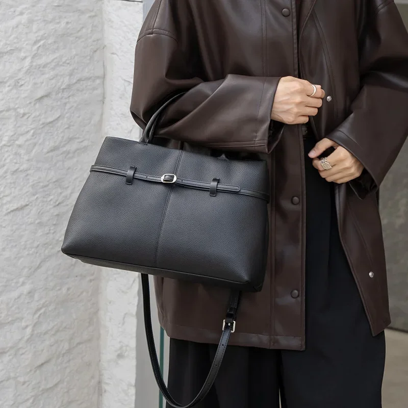 

2025 New Fashion Women Handbags European Designer Cow Genuine Leather Shoulder Bags Female Girl Brand Luxury Crossbody Bag