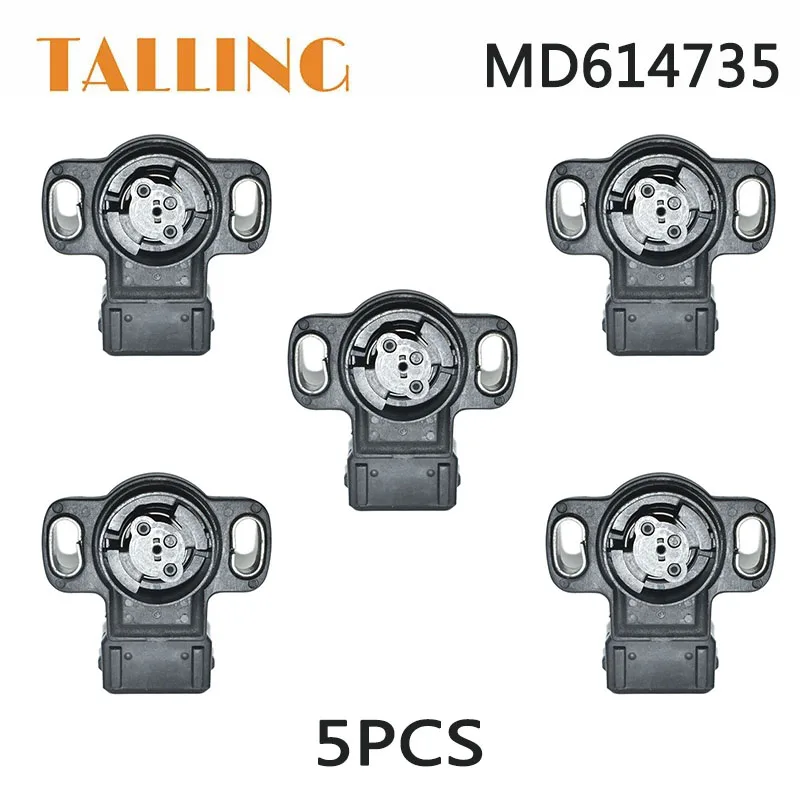 

5Pcs MD614735 TPS Throttle Position Sensor for Mitsubishi Diamante 1997-2001 Montero Sport 1998 Sigma Challenger Pajero Galant